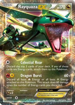 Rayquaza EX 85/124 - Dragons Exalted Holofoil-1