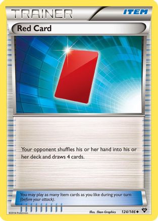 Red Card 124/146 - XY Base Set-1