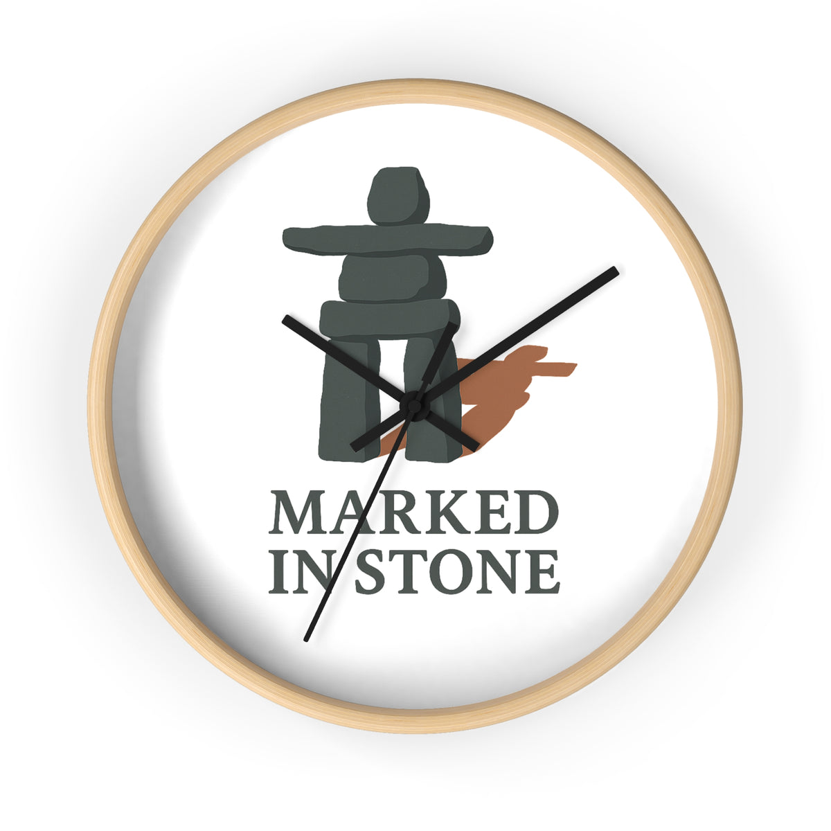 Inukshuk Wall Clock-5