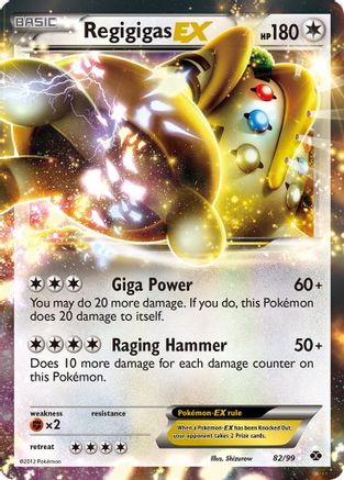 Regigigas EX/99 - Next Destinies Holofoil-1
