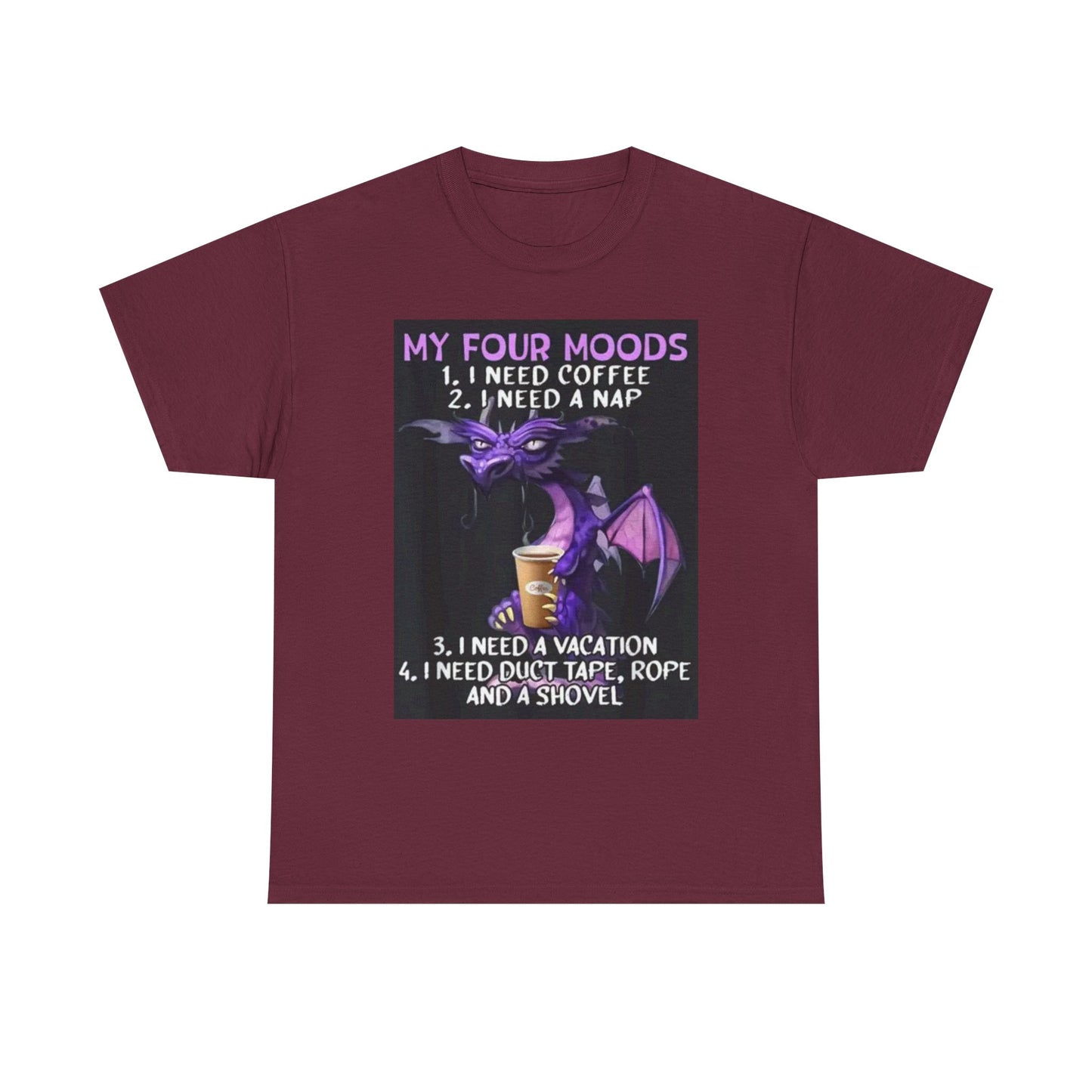 "My 4 Moods" Unisex Heavy Cotton Tee