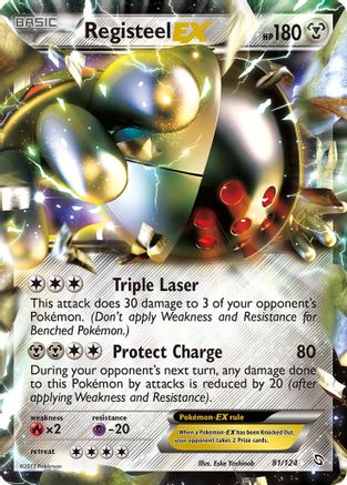 Registeel EX/124 - Dragons Exalted Holofoil-1