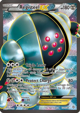 Registeel EX (122 Full Art)/124 - Dragons Exalted Holofoil-1