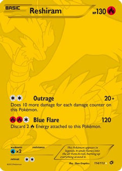 Reshiram (114 Full Art Secret Rare)/113 - Legendary Treasures Holofoil-1