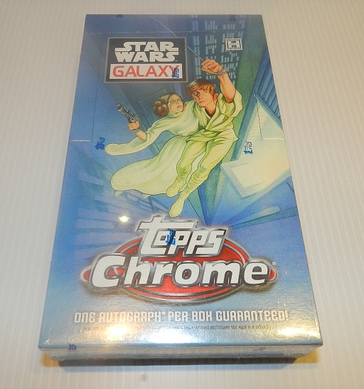 2021 Star Wars Galaxy – Topps Chrome Hobby Box (UPC: 887521100767)