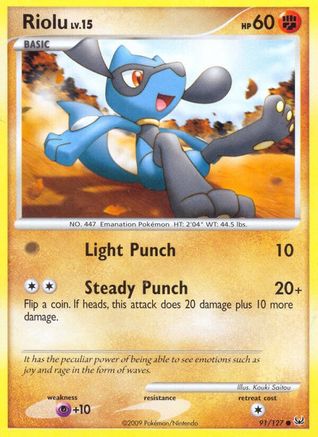 Riolu 91/127 - Platinum-1