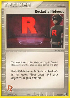 Rocket's Hideout 87/109 - Team Rocket Returns Reverse Holofoil-1