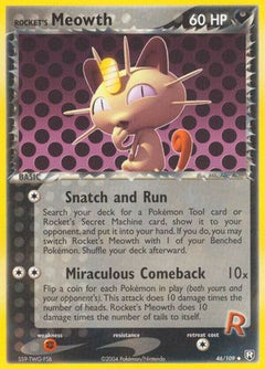 Rocket's Meowth 46/109 - Team Rocket Returns-1