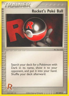 Rocket's Poke Ball 89/109 - Team Rocket Returns Reverse Holofoil-1