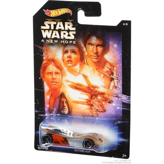 Hot Wheels Star Wars Character Car – Motoblade #4/8 (UPC: 887961108248)