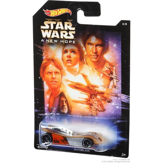 Hot Wheels Star Wars Character Car – Motoblade #4/8 (UPC: 887961108248)