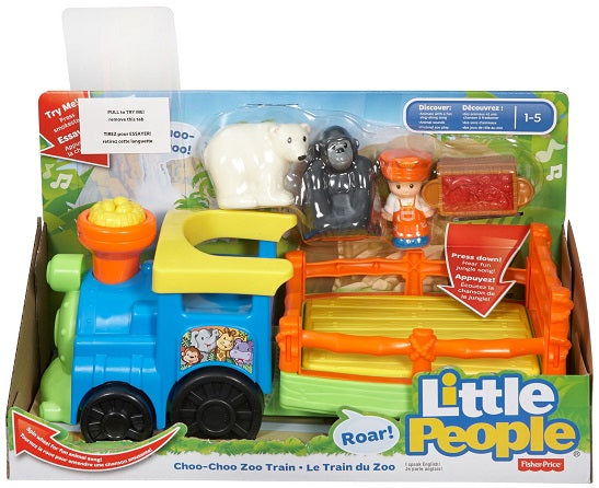 Fisher-Price Little People – Juego de Tren Choo-Choo Zoo (UPC: 887961162257)