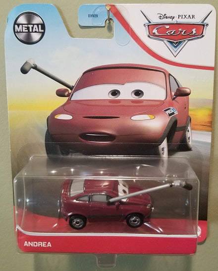 Disney Pixar Cars 3 Character Cars 2021 : Andrea-1