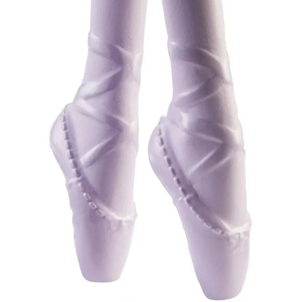 Muñeca Barbie Bailarina - Pelo castaño, Corpiño y Tutú morados (UPC: 887961813593)