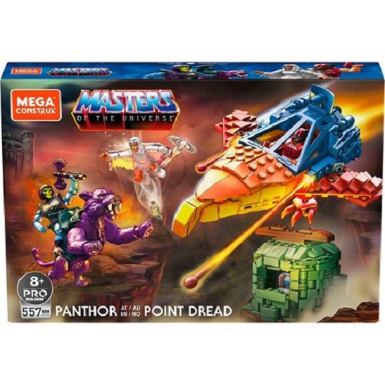 Mega Construx Masters of the Universe – Conjunto de juego Panthor at Point Dread (UPC: 887961886993)