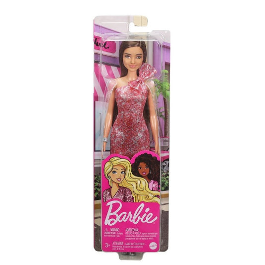 Barbie Glitz Doll – Blonde with Pink Dress (UPC: 887961899849)