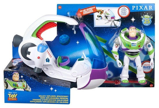 Disney Pixar Toy Story Galaxy Explorer Spacecraft & Buzz Lightyear (UPC: 887961903522)