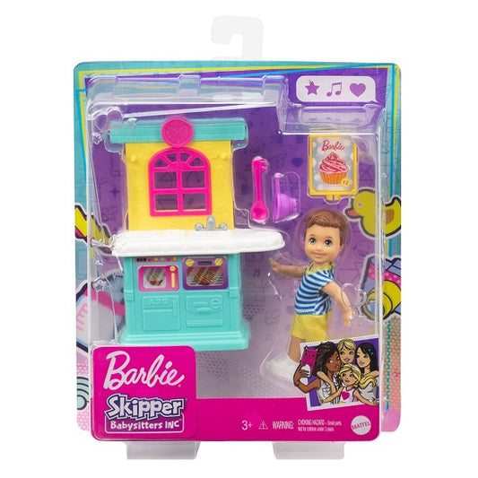 Barbie Skipper Babysitters Inc. Kitchen Boy Storytelling Pack (UPC: 887961909371)