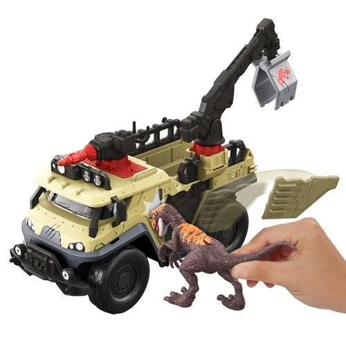 Jurassic World Dominion – Camión con función de captura y aplastamiento (UPC: 887961938616)
