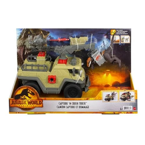 Jurassic World Dominion – Camión con función de captura y aplastamiento (UPC: 887961938616)