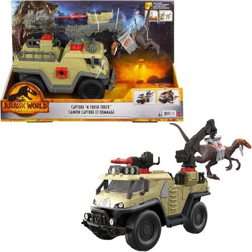 Jurassic World Dominion – Capture 'N Crush Truck Playset