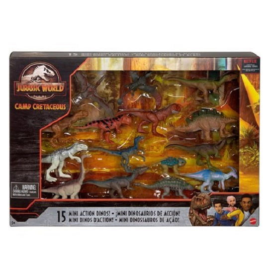 Jurassic World Camp Cretaceous – Mini Dino Box 15-Pack (UPC: 887961941845)