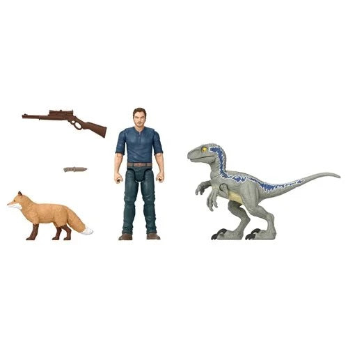 Jurassic World Dominion – Owen & Velociraptor Beta Human and Dino Pack (UPC: 887961942798)