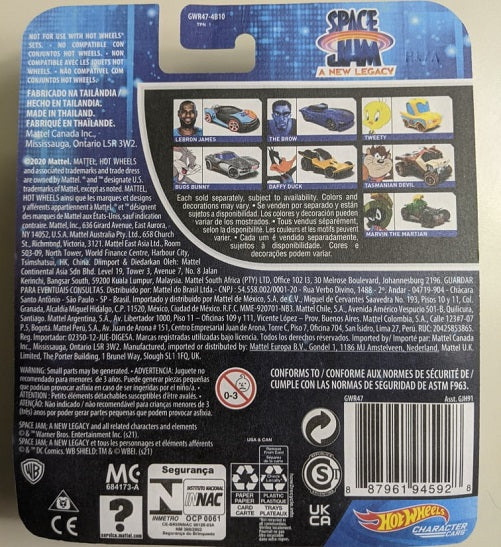 Hot Wheels – Space Jam: A New Legacy – Tweety Character Car