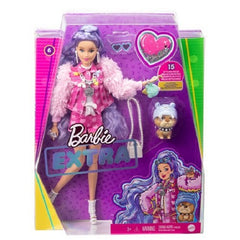 Barbie Extra Doll #6 – Periwinkle with Pet Bulldog-1