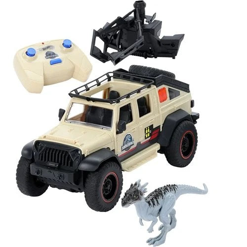 Jurassic World Dominion – Jeep Gladiator Matchbox R/C con Dracorex (UPC: 887961968965)