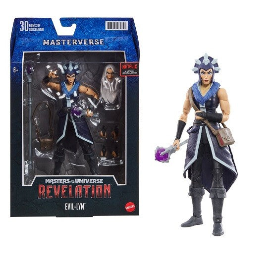 Figura de acción Evil-Lyn de Masters of the Universe Masterverse Revelation (UPC: 887961979848)