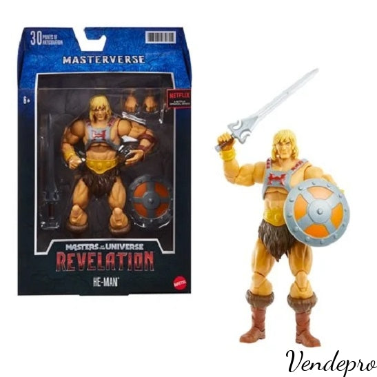 Masters of the Universe Masterverse Revelation He-Man Figura de Acción (UPC: 887961979855)