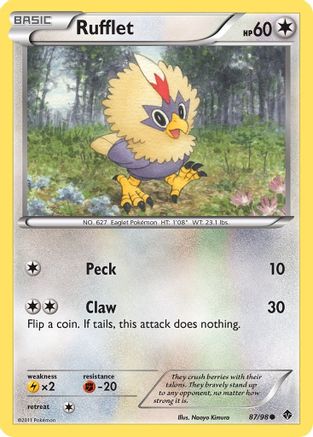 Rufflet (87)/98 - Emerging Powers Reverse Holofoil-1