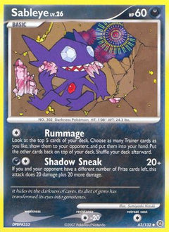 Sableye 63/132 - Secret Wonders Reverse Holofoil-1