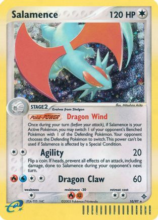 Salamence - 10/97/97 - Dragon Reverse Holofoil-1