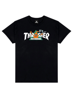 Thrasher X Toy Machine 'Vortex' Tee - Black-1