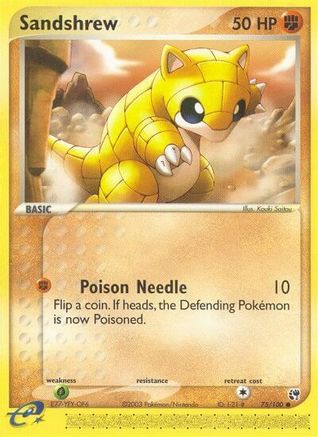 Sandshrew 75/100 - Sandstorm Reverse Holofoil-1