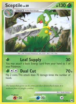 Sceptile (31) 31/99 - Arceus Reverse Holofoil-1