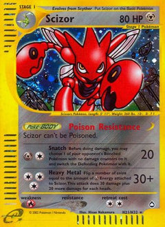 Scizor (H21)/147 - Aquapolis Holofoil-1
