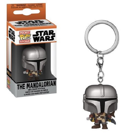 Llavero Pocket Pop! – Figura de vinilo de The Mandalorian (UPC: 889698530453)