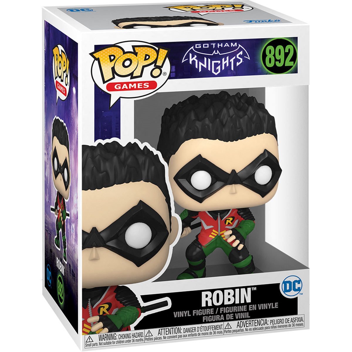 Funko Pop! Games – Batman: Gotham Knights Robin Figura de vinilo (UPC: 889698574204)