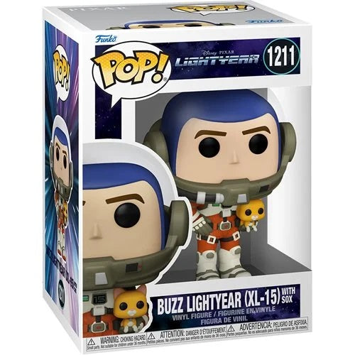 Lightyear – Buzz Lightyear (XL-15) con Sox Funko Pop! Figura de vinilo #1211 (UPC: 889698639491)