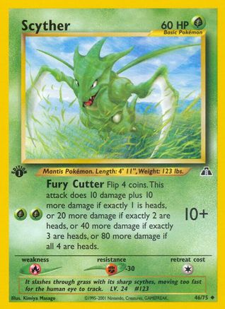 Scyther 46/75 - Neo Discovery Unlimited-1