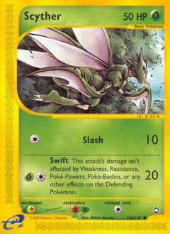 Scyther (106)/147 - Aquapolis Reverse Holofoil-1