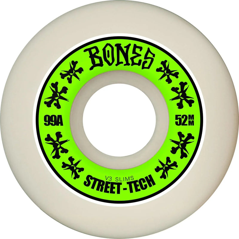 Bones 'STF Slims' V3 99A Wheels 52MM - Natural-1