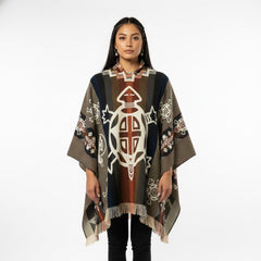 Turtle HandMade Wool Poncho-7