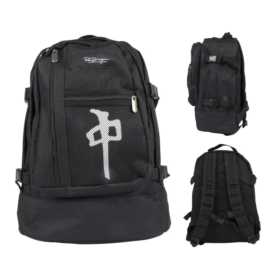 Red Dragon 'Explorer' Backpack - Black/White-2