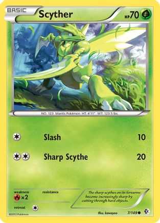 Scyther/149 - Boundaries Crossed Reverse Holofoil-1