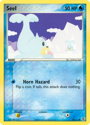 Seel 78/112 - FireRed & LeafGreen Reverse Holofoil-1