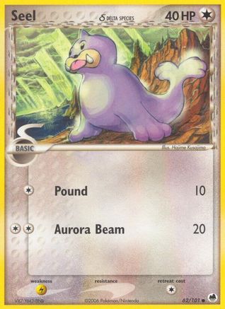 Seel (Delta Species) 62/101 - Dragon Frontiers-1